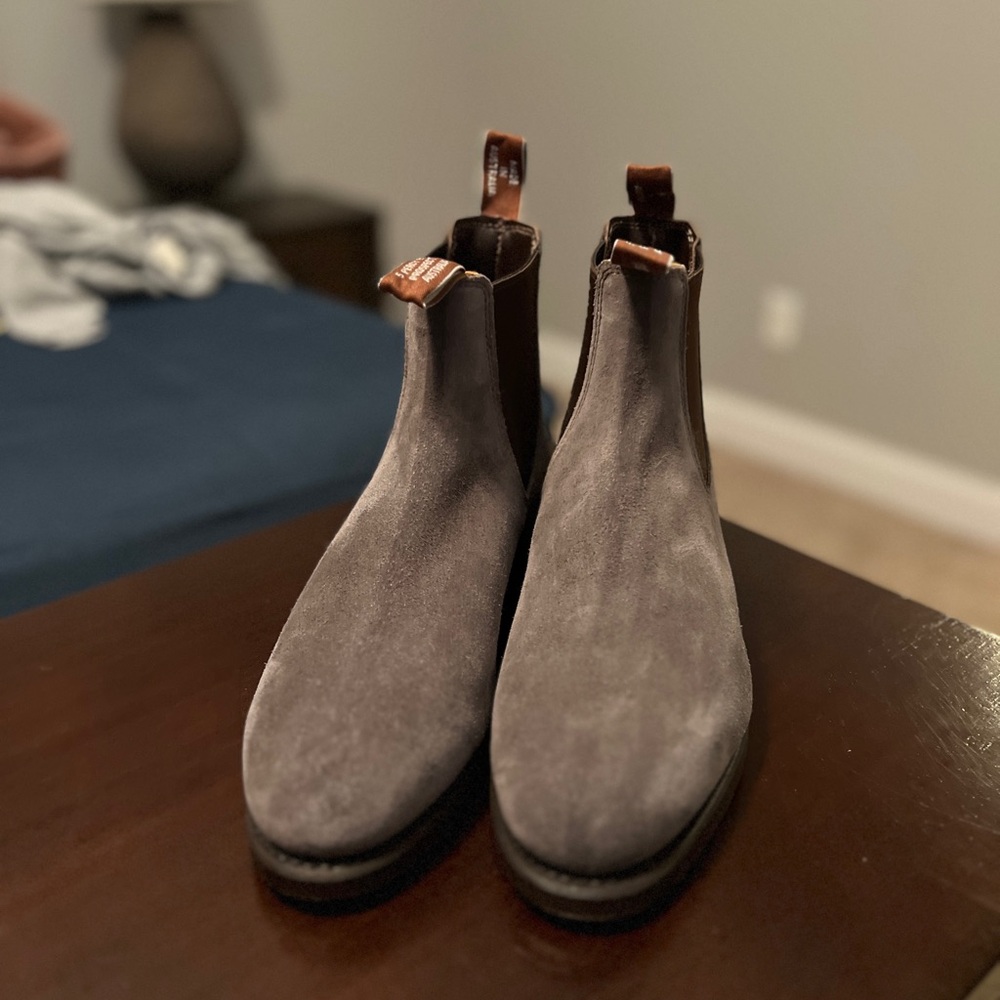 NWOB RM Williams Comfort Turnout Slate Suede 8.5UK